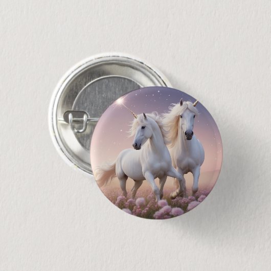 Majestic Pferd 1¼ Zoll RoundButton-for Reittier Button (Vorne & Hinten)