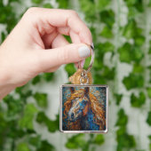 Majestic Pferd mit lebhaften Farben Schlüsselanhänger (Hand)