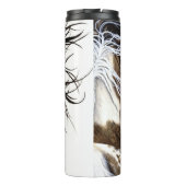 Majestic Pferde von Bihrle Thermosbecher (Rückseite)