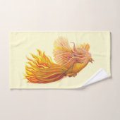 Majestic Phoenix Bird Badhandtuch Set (Handtuch)