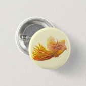 Majestic Phoenix Bird Button (Vorne & Hinten)