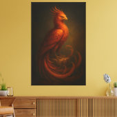 Majestic Phoenix • Fine Art Canvas Leinwanddruck (Insitu (Wohnzimmer))