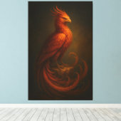 Majestic Phoenix • Fine Art Canvas Leinwanddruck (Insitu (Holzboden))