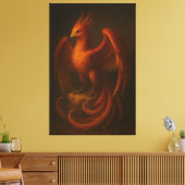 Majestic Phoenix • Fine Art Canvas Leinwanddruck (Insitu (Wohnzimmer))