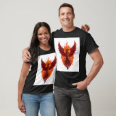 Majestic Phoenix Flammendesign | Bold Vector Art T-Shirt (Unisex)