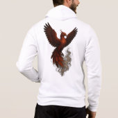 Majestic Phoenix Rising Hoodie (Rückseite)
