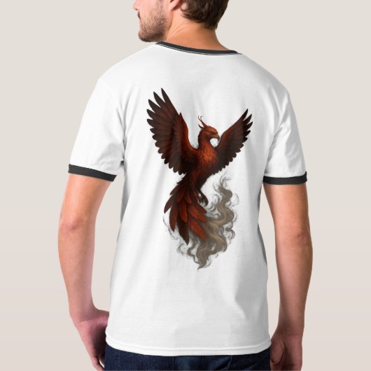 Majestic Phoenix Rising T-Shirt (Rückseite)