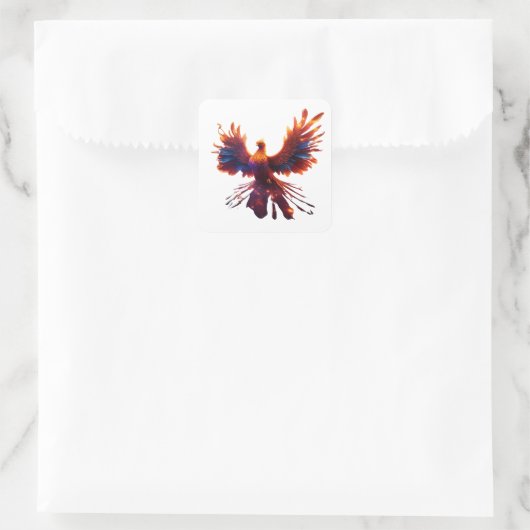 Majestic Phoenix Sticker (Tasche)