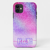 Majestic Pink Lila Nebel Galaxy Glitzer