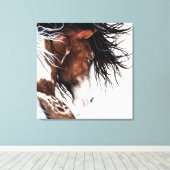Majestic Pintaloosa Pony Canvas Print Art-Bihrle Leinwanddruck (Insitu (Holzboden))