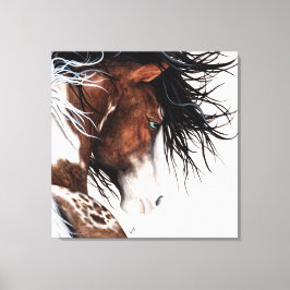 Majestic Pintaloosa Pony Canvas Print Art-Bihrle Leinwanddruck