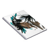 Majestic Pinto Pferd von Bihrle Notizblock (Rechte Seite)