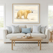 Majestic Polar Bear: Arktische Wildfauna Poster