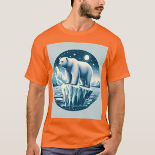 Majestic Polar Bear auf dem arktischen Eisberg T-Shirt