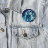 Majestic Polar Bear Design mit Northern Lights Button (Beispiel)