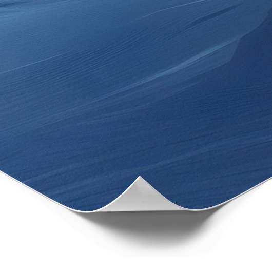 Majestic Polar Bear Design mit Northern Lights Poster (Ecke)