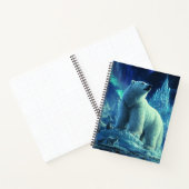 Majestic Polar Bear Notebook Notizblock (Innenseite)