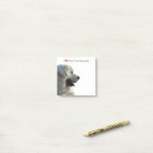 Majestic polnische Tatra Sheepdog Sticknotes Post-it Klebezettel (Auf Schreibtisch)