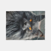 Majestic Portrait Design für lange Haare Fleecedecke (Vorderseite (Horizontal))