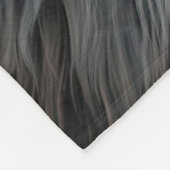 Majestic Portrait Design für lange Haare Fleecedecke (Ecke)