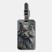 Majestic Portrait Design für lange Haare Gepäckanhänger (Vorderseite vertikal)