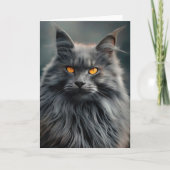 Majestic Portrait Design für lange Haare Karte (Vorderseite)