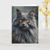 Majestic Portrait Design für lange Haare Karte (Gelbe Blume)