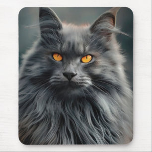 Majestic Portrait Design für lange Haare Mousepad