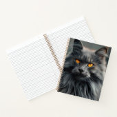 Majestic Portrait Design für lange Haare Notizblock (Innenseite)