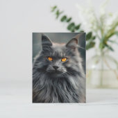 Majestic Portrait Design für lange Haare Postkarte (Stehend Vorderseite)