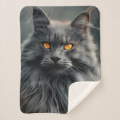 Majestic Portrait Design für lange Haare Sherpadecke (Vorderseite)