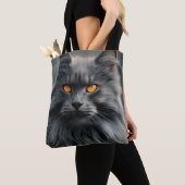 Majestic Portrait Design für lange Haare Tasche (Von Nahem)