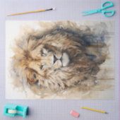 Majestic Portrait Lion Seidenpapier (Basteln)