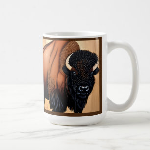 Majestic Prairie Bison - Wild und kostenlos Kaffeetasse