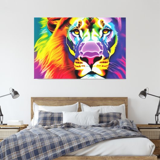 Majestic Pride Leinwanddruck (Insitu (Schlafzimmer))