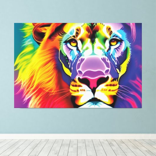 Majestic Pride Leinwanddruck (Insitu (Holzboden))