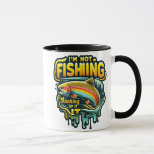 Majestic Rainbow Trout Leaping at Dawn in a Serene Tasse