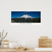 Majestic Rainier Panorama Poster (Küche)