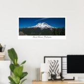 Majestic Rainier Panorama Poster (Heimbüro)