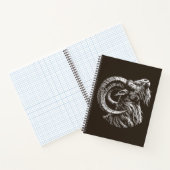 Majestic Ram - Fierce und Noble Notizblock (Innenseite)