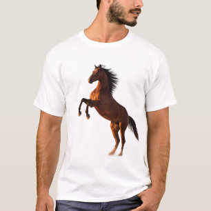 Majestic Rearing Horses Arwork T-Shirt