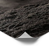 Majestic Red Horse Running Poster (Ecke)