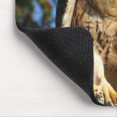 Majestic Red Tail Hawk Mousepad (Ecke)