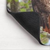 Majestic Red Tail Hawk Mousepad (Ecke)