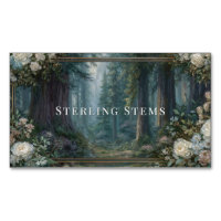 Majestic Redwood Forest Floral Frame