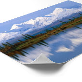 Majestic Reflections, Alaska Poster (Ecke)