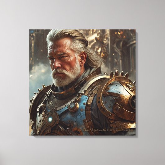 Majestic Regal King Stretched Canvas Print Leinwanddruck (Vorderseite)