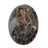 Majestic Regal Steampunk King Dartboard Dartscheibe (Vorderseite Links)