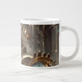Majestic Regal Steampunk King Jumbo Tasse (Rechts)