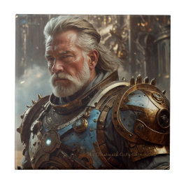 Majestic Regal Steampunk King Keramik Tile Fliese